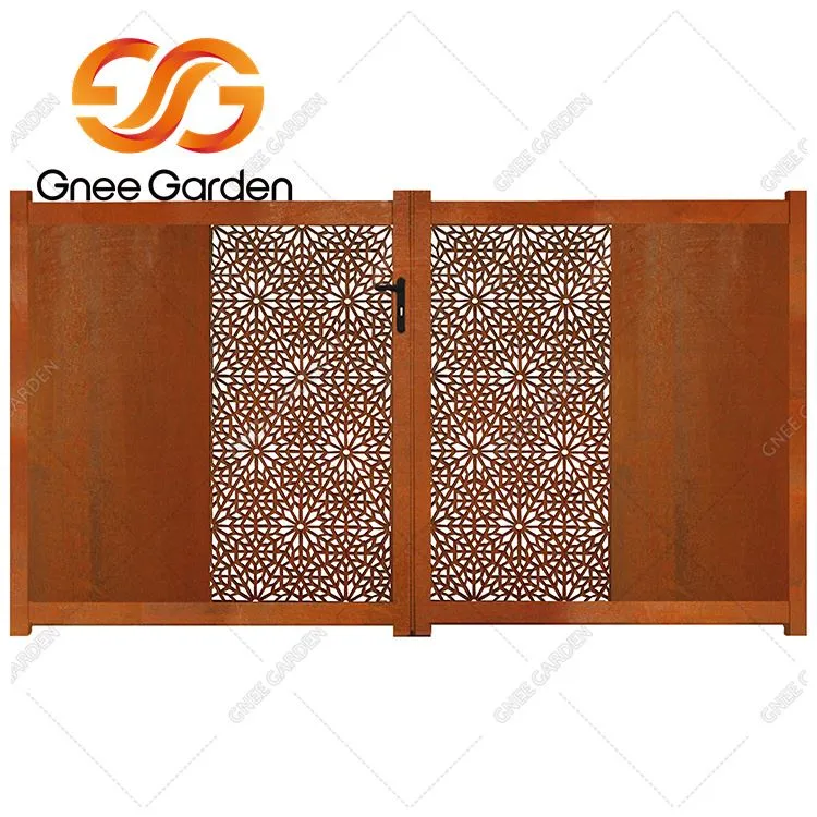 Corten Çelik Bahçe Kapısı
