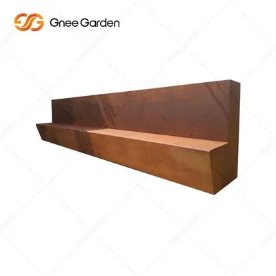 Corten Çelik Kent Mobilyası Tasarımı