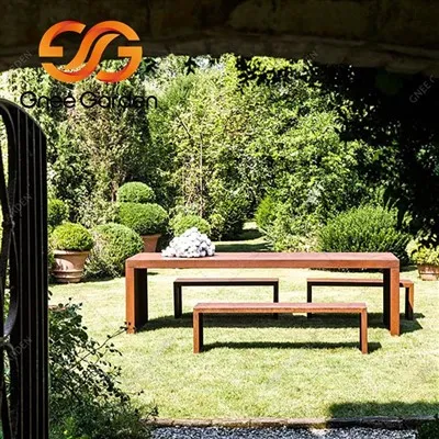 Hava Koşullarına Dayanıklı Çelik Kent Mobilyaları