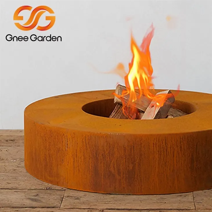 outdoor steel fire pit bowl