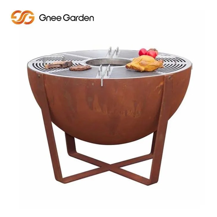 Klasik Seri Corten Çelik Barbekü Izgarası