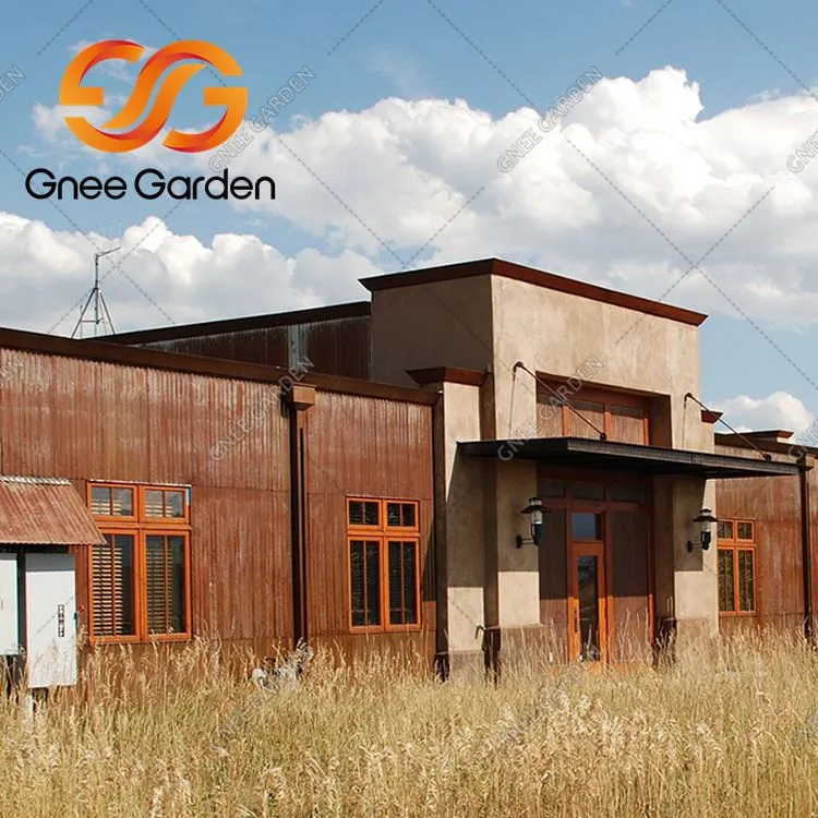 Oluklu Corten Çelik Çatı