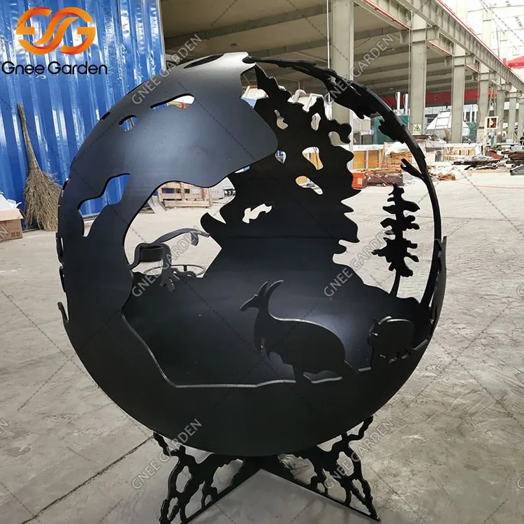 Corten Geyik Ateş Çukuru Topu