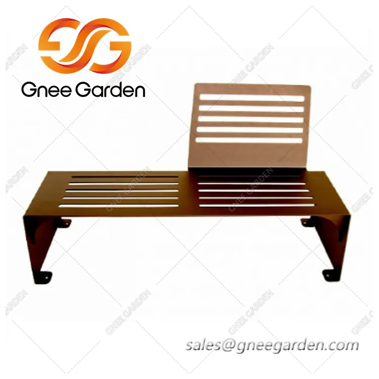 Corten Bahçe Bankı