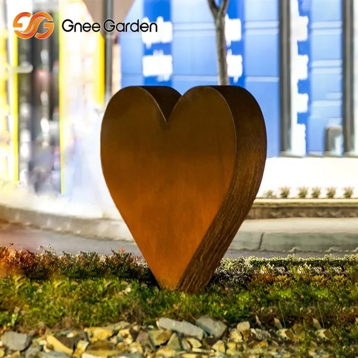 Corten Metal Posta Kutusu Dış Mektup Kutusu