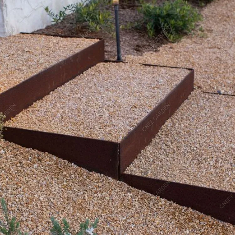 Corten Açık Bahçe Basamakları