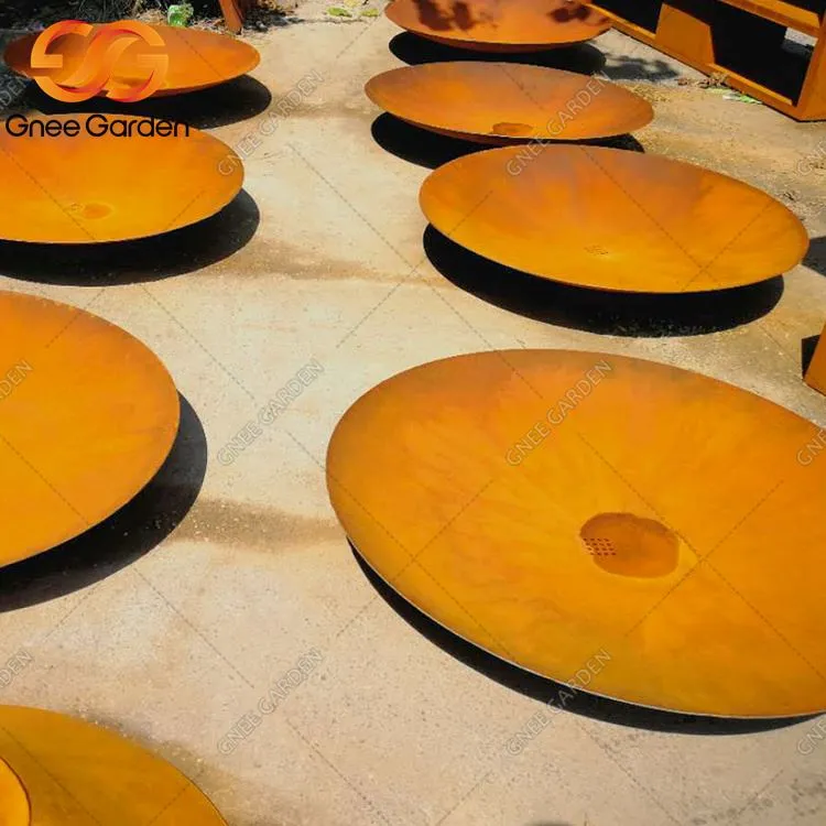 Corten Açık Hava Odun Sobası