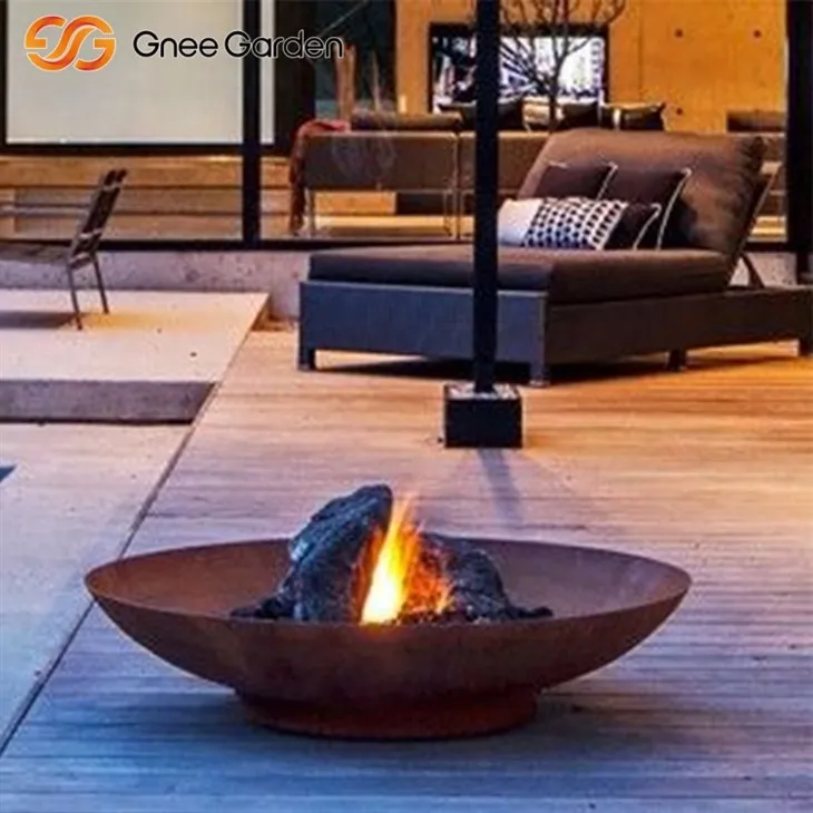 Corten Round Grill Ateş Kasesi Tasarımı