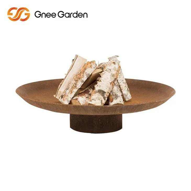 Corten Rustik Ateş Çukuru Modern Stil