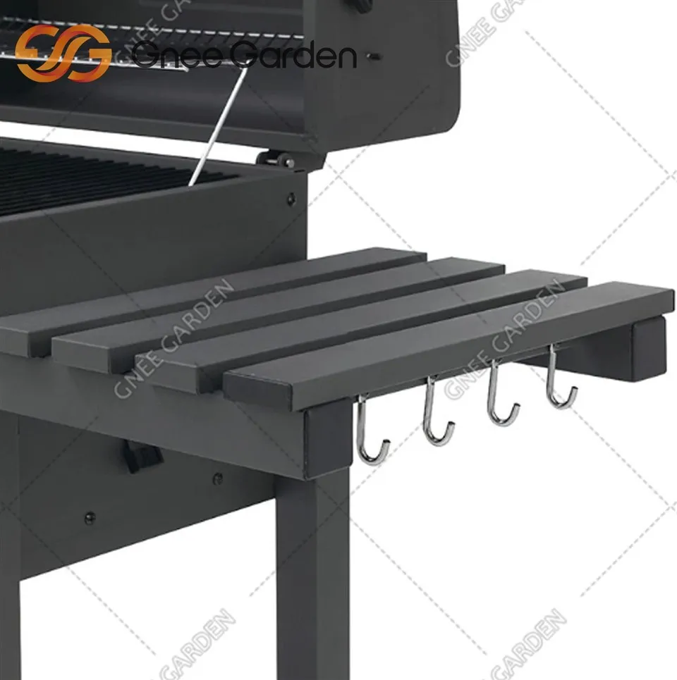 Corten Steel BBQ Charcoal Burning