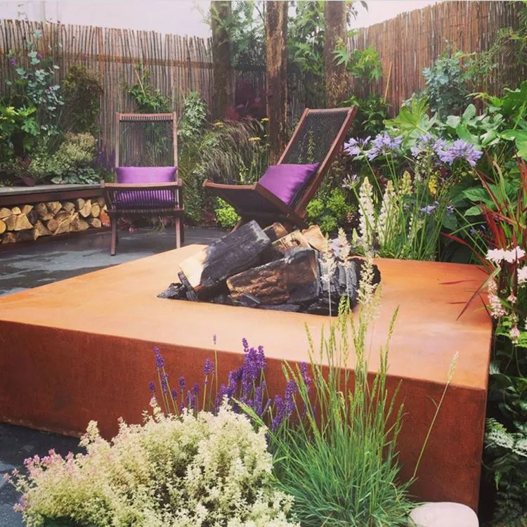 Corten Çelik Ateş Kasesi