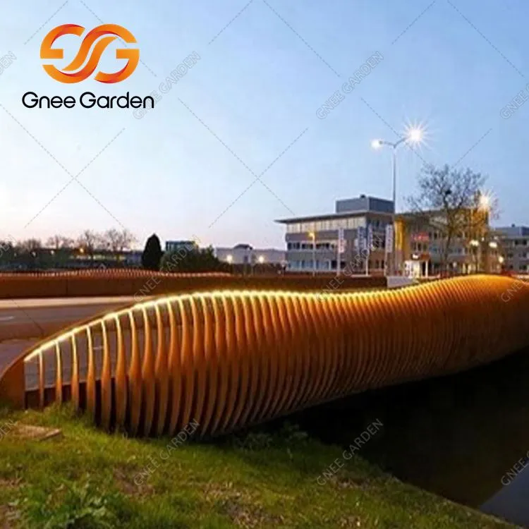 Corten Çelik Bahçe Köprüsü