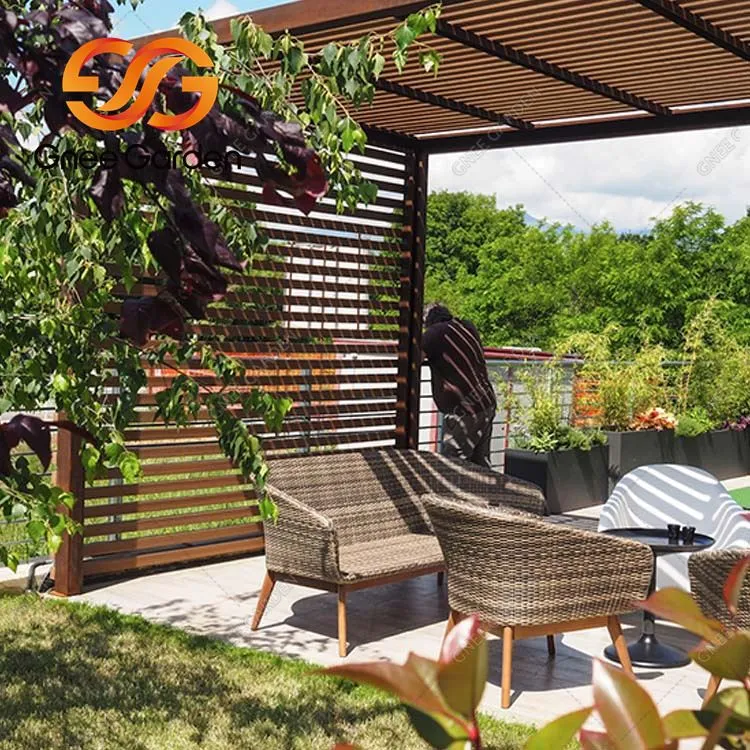 Corten Çelik Ev Koleksiyonu Bahçe Gazebo