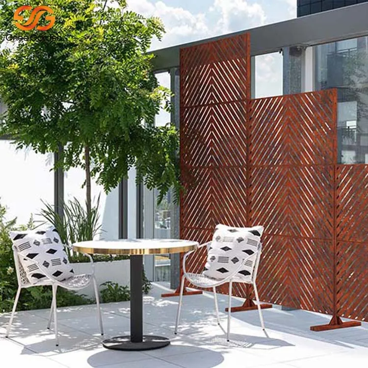 Corten Çelik Metal Dekoratif Ekranlar