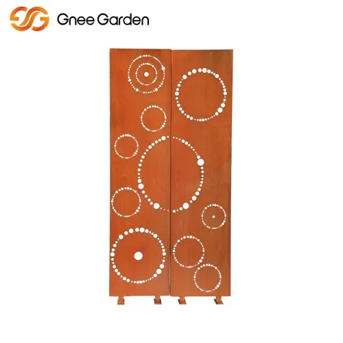 Corten Steel Dış Mekan Gizlilik Ekranları