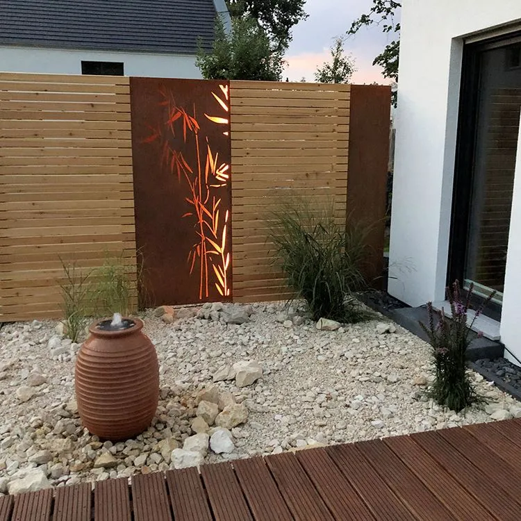 Bahçe İçin Corten Çelik Paneller