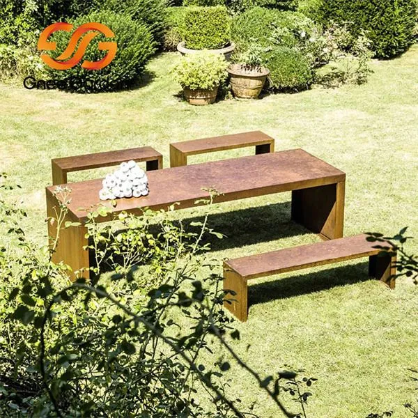 Corten Çelik Sokak ve Park Mobilyaları