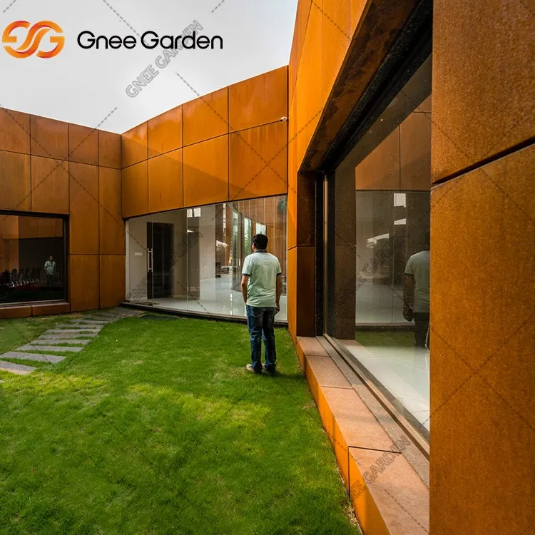 Curtains Wall Corten Decorative Wall