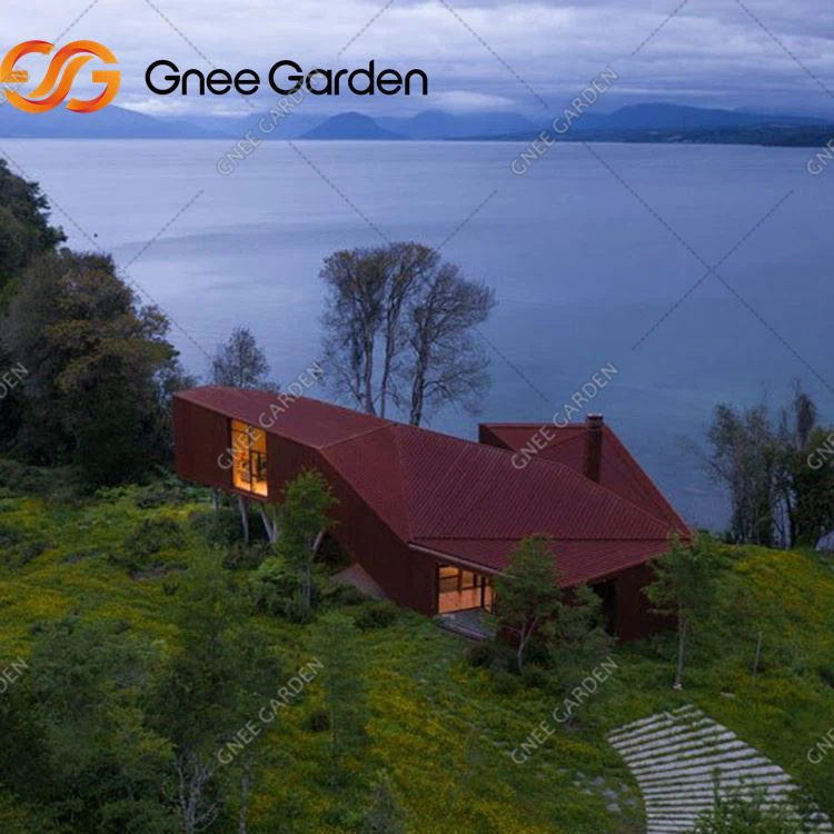 Dekore edilmiş korten çelik kaplama duvarı