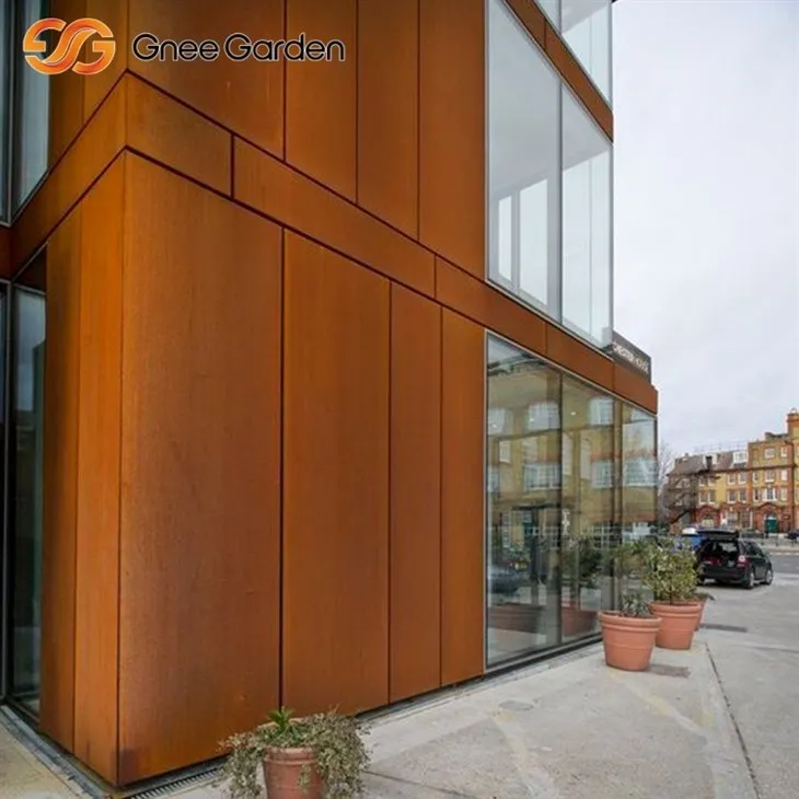 Weathering Steel Panels Rustic Façade Clad​