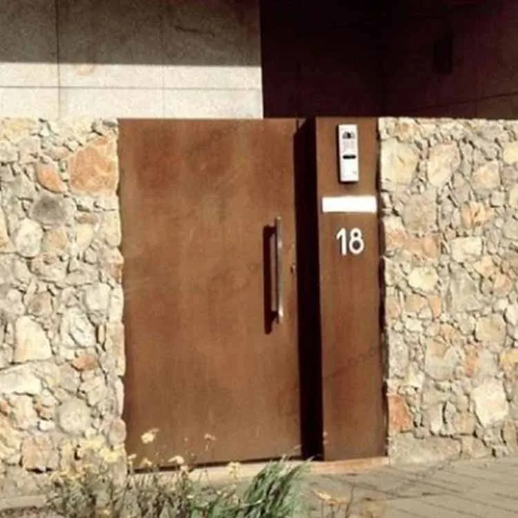 Bahçe Corten Çelik Gizlilik Ekranı