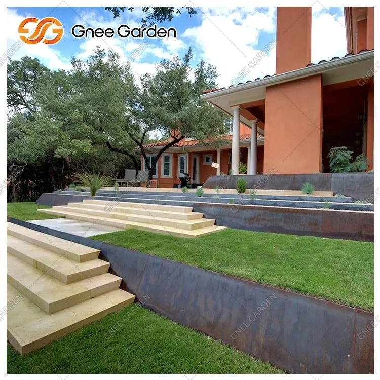 Outdoor Weathering Steel Stairs