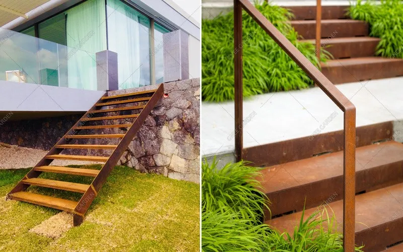 corten steel steps corten steel steps