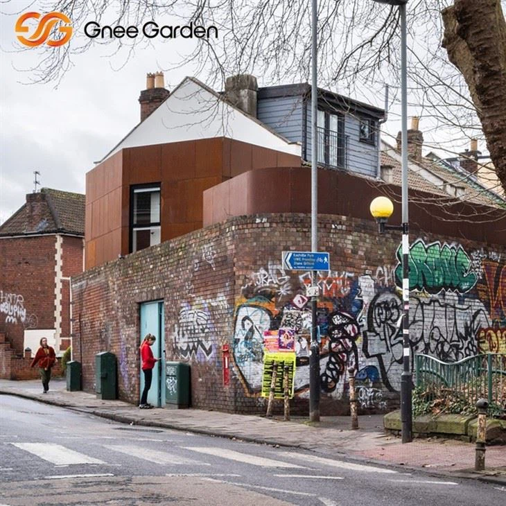 Metal Kaplama Panelleri Corten Pas Etkisi