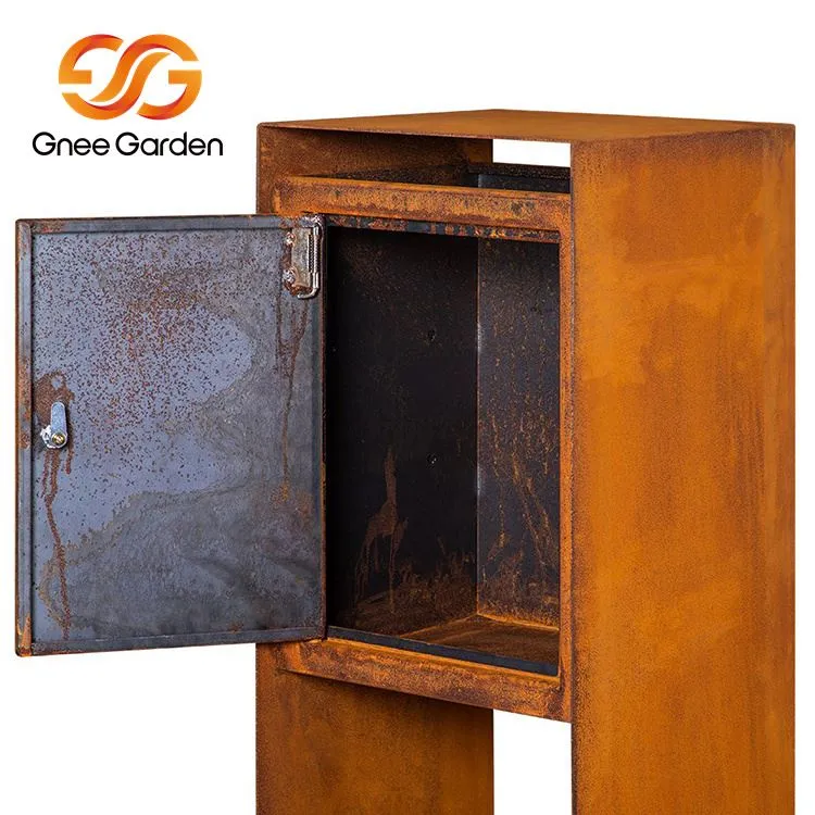 Metal Corten Çelik Posta Kutusu