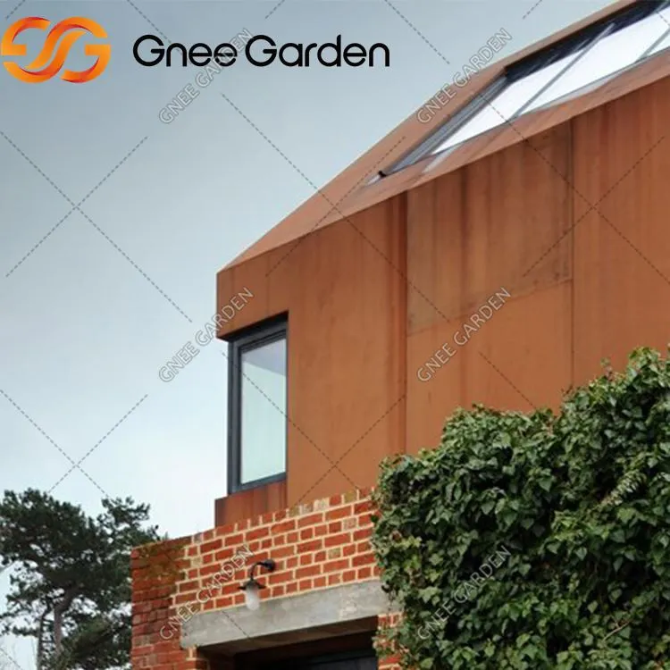 Dış Bina Korden Çelik Perde Duvar Kullanımı