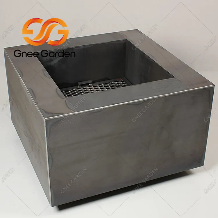 Dikdörtgen Masa Üstü Şömine