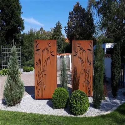 Çağdaş Corten Çit Ekranı