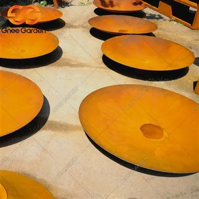 Corten Açık Hava Odun Sobası