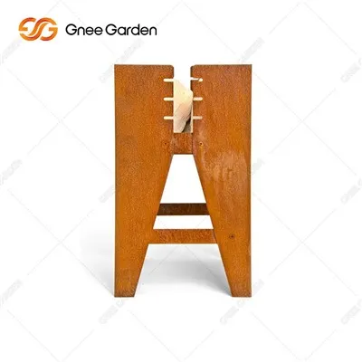 Corten Çelik Barbekü Izgara Barbeküleri