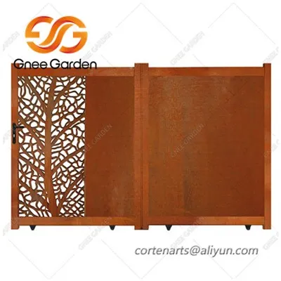 Corten Çelik Izgara Kapıları