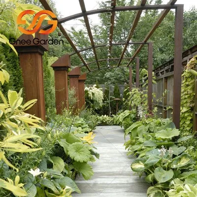 Corten Çelik Metal Çatı Gazebo