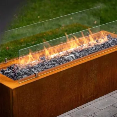 Metal Gazlı Ateş Çukuru