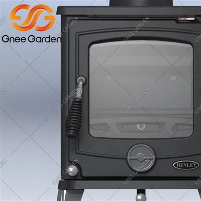 Eski Döküm Demir Odun Sobası