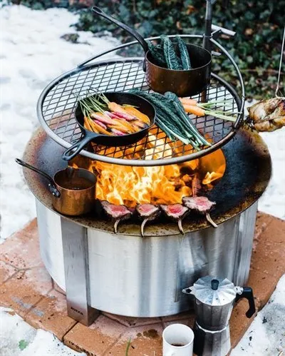 Paslanmaz çelik ateş çukuru