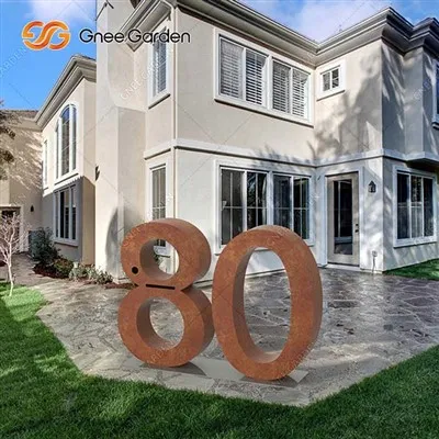 Suya Dayanıklı Posta Kutusu Corten Çelik