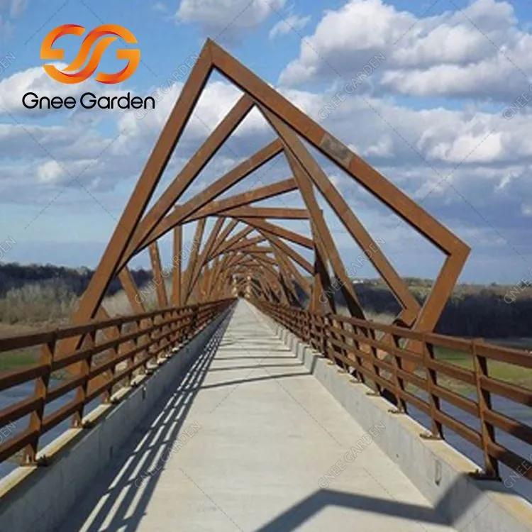 Hava koşullarına dayanıklı çelik köprü